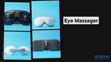 a picture of an eye massager with renpho written on the bottom right