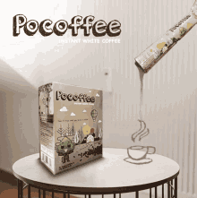 Pocoffee White Coffee GIF