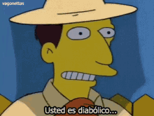 Usted Diabolico GIF - Usted Diabolico Simpsons GIFs