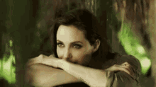 Angelina Jolie Smile GIF - Angelina Jolie Smile Watching GIFs