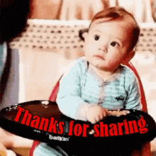Thanks For Sharing Cute Baby Thanks GIF - Thanks For Sharing Cute Baby Thanks Cool Story GIFs