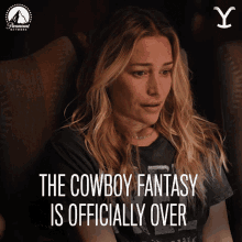 the cowboy fantasy is officially over summer higgins piper perabo yellowstone the cowboy fantasy has ended
