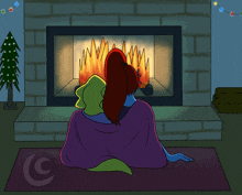 Fireplace Keep Warm GIF - Fireplace Keep Warm Blanket GIFs