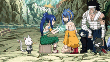 Erza Fairy Tail GIF - Erza Fairy Tail Levy GIFs