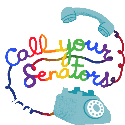 Call Your Senators Phone Sticker - Call Your Senators Phone Telephone Stickers