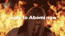 Reply Now Abomi GIF - Reply Now Abomi Sephiroth GIFs