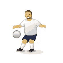skype emoji soccer player man