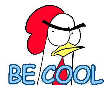 Cool Chickenbro Sticker - Cool Chickenbro Be Cool Stickers