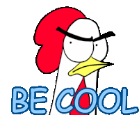 Cool Chickenbro Sticker - Cool Chickenbro Be Cool Stickers