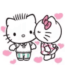 Love Kiss GIF - Love Kiss Hello Kitty GIFs