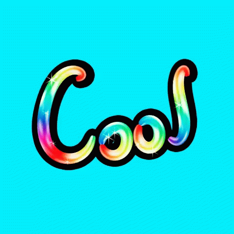 Cool Neon Sign GIF - Cool Neon Sign Rainbow Letters - Discover & Share GIFs