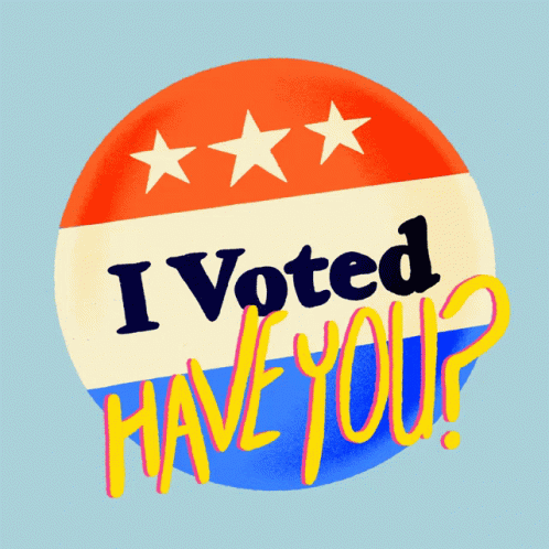 I Voted I Voted Sticker GIF - I Voted I Voted Sticker Vote Sticker GIFs