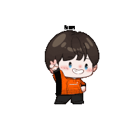 a cartoon of a boy with the name bobby on the bottom
