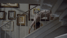 Going Down The Stairs Regan GIF