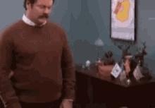 Ron Swanson What The Hell GIF - Ron Swanson What The Hell What GIFs