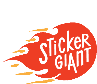 Stickergiant Flame Sticker - Stickergiant Flame Flying Flame Stickers