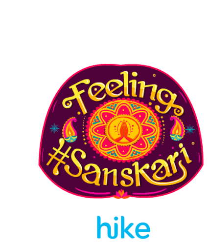 Feeling Sanskari Feeling Cultured Sticker - Feeling Sanskari Feeling Cultured Feeling Enlightened Stickers