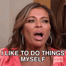 I Like To Do Things Myself Real Housewives Of New Jersey GIF - I Like To Do Things Myself Real Housewives Of New Jersey Rhnj GIFs