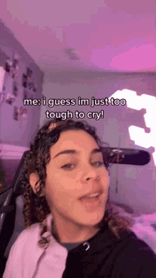 I Guess Im Too Tough To Cry Fluctra GIF