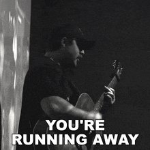 You'Re Running Away Cory Wells GIF - You'Re Running Away Cory Wells Hopeless Song GIFs
