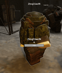 a screenshot of a game with ztmgcgwcfn on the screen