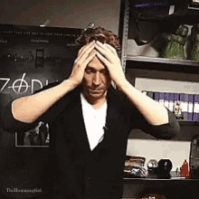 Tom Hiddleston Loki GIF - Tom Hiddleston Loki Headache GIFs