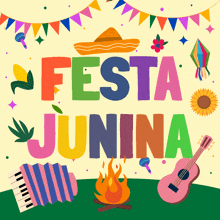 Festa Junina Feliz Sao João GIF