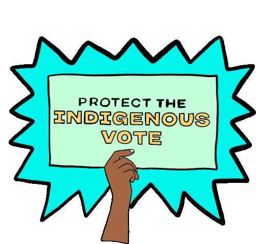 Cherokee Vote Sticker
