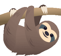 Sloth Nature Sticker