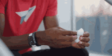 Putting On An Earbud Marques Brownlee GIF - Putting On An Earbud Marques Brownlee Trying Out The Earbud GIFs