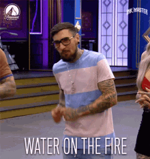 Water On The Fire Clash GIF - Water On The Fire Clash Battle GIFs