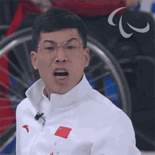 Yeahh Wheelchair Curling GIF - Yeahh Wheelchair Curling Jianxin Chen GIFs
