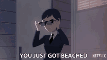You Just Got Beached Julia Argent GIF - You Just Got Beached Julia Argent Carmen Sandiego GIFs