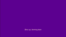 a cartoon drawing of a building with the words shut up farming lean below it