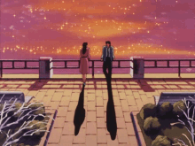 Anime Sunset GIF