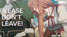 crying dont leave anime raphtalia