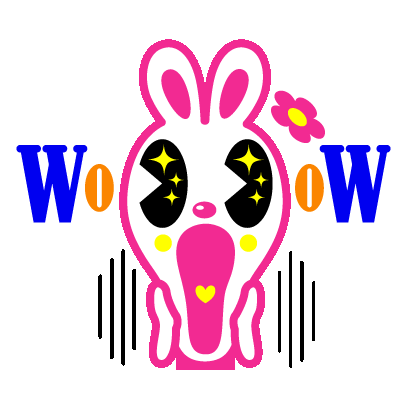 Rabbit Positive Sticker - Rabbit Positive Woow Stickers