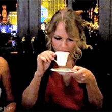 Taylor Swift Coffee GIF - Taylor Swift Coffee Gross GIFs