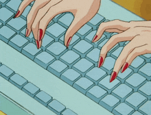 аниме клавиатура GIF - аниме клавиатура пальцы GIFs