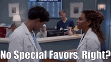 Greys Anatomy Maggie Pierce GIF - Greys Anatomy Maggie Pierce No Special Favors Right GIFs