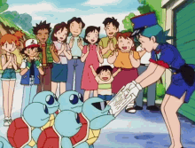 squirtle squirtle squad firefighters officer jenny pokemon