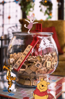 Pooh Scrabble GIF - Pooh Scrabble Pooh And Friends GIFs
