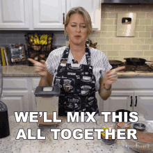 Well Mix This All Together Jill Dalton GIF - Well Mix This All Together Jill Dalton The Whole Food Plant Based Cooking Show GIFs