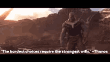 Thanos Quotes GIF - Thanos Quotes The Hardest Choices GIFs