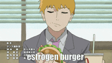 Reigen Arataka Burger GIF