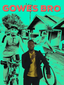 gowes bro go ride a bicycle dancing changing colors