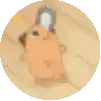 a person is holding a screwdriver in their hand in a circle on a wooden surface .