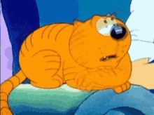 Sleep Heathcliff GIF