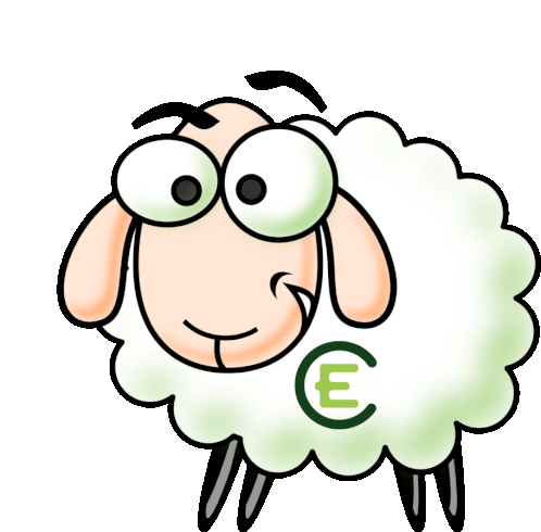 Sheep Illustration Sticker - Sheep Illustration Wink Stickers