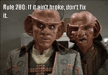 Rule 280 If It Aint Broke Dont Fix It GIF - Rule 280 If It Aint Broke Dont Fix It Star Trek GIFs